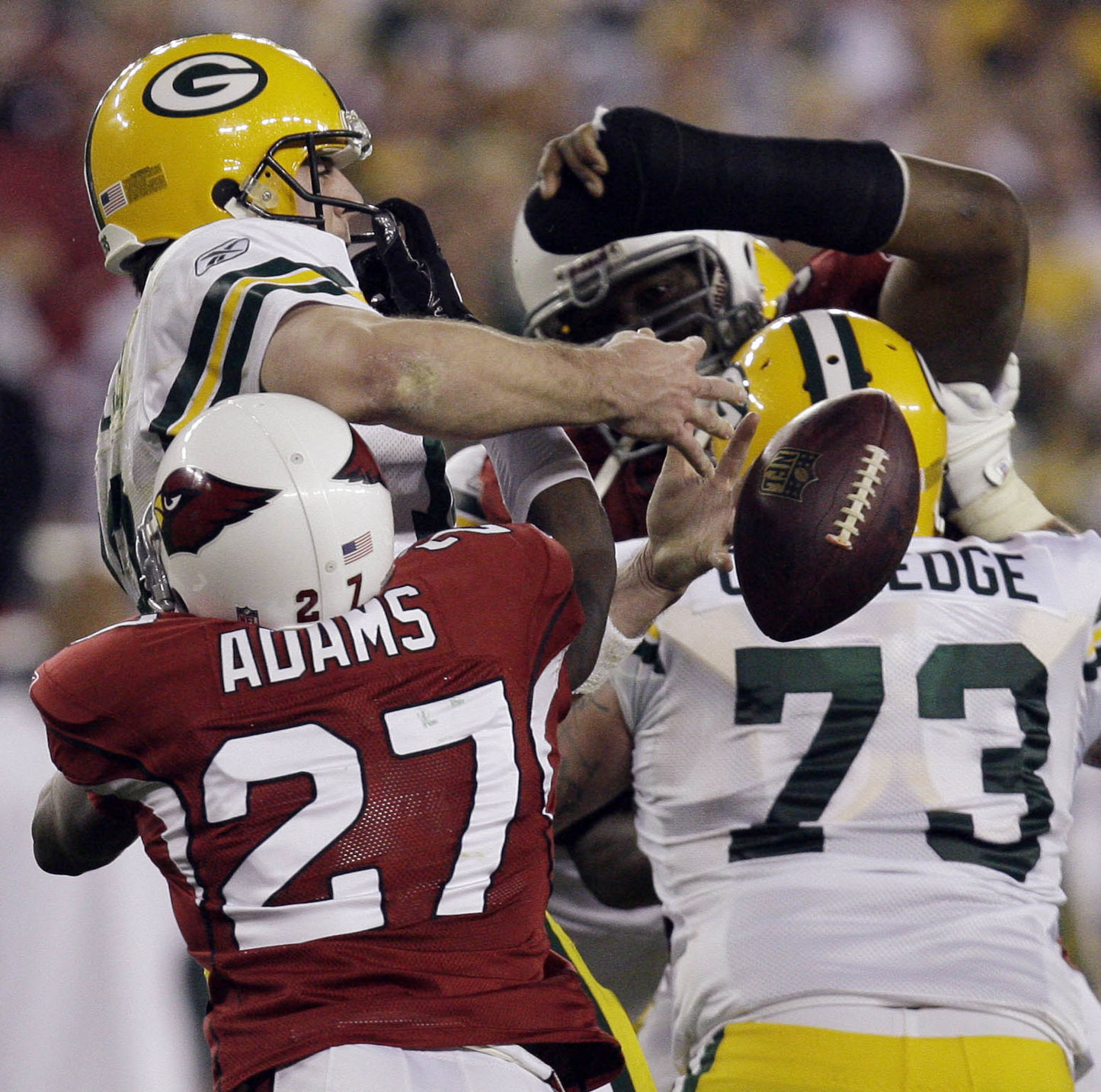 What facemask penalty? NFC wild card game, Cardinals vs. Packers, Jan. 10, 2010